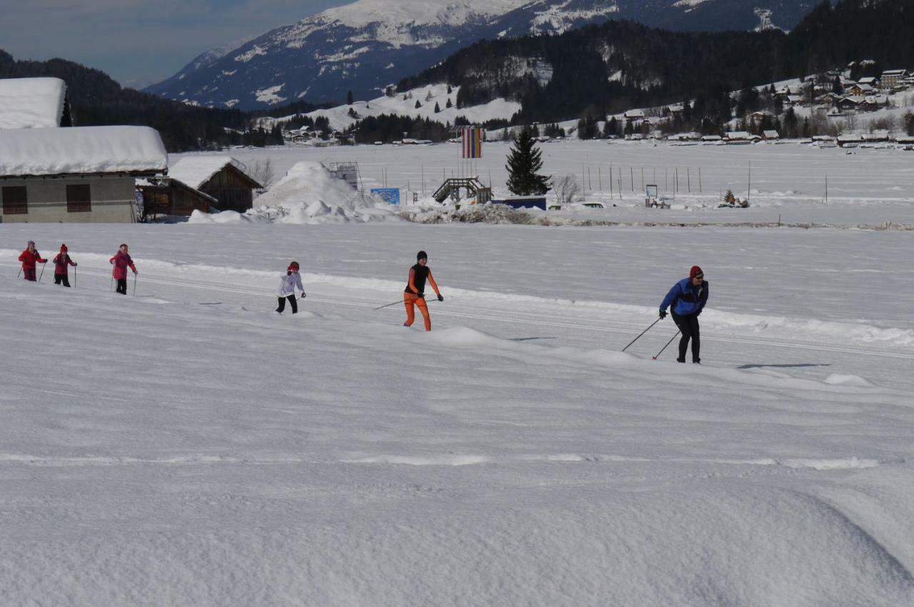 Pension Haus Edelweiss Hotel Weissensee Kültér fotó