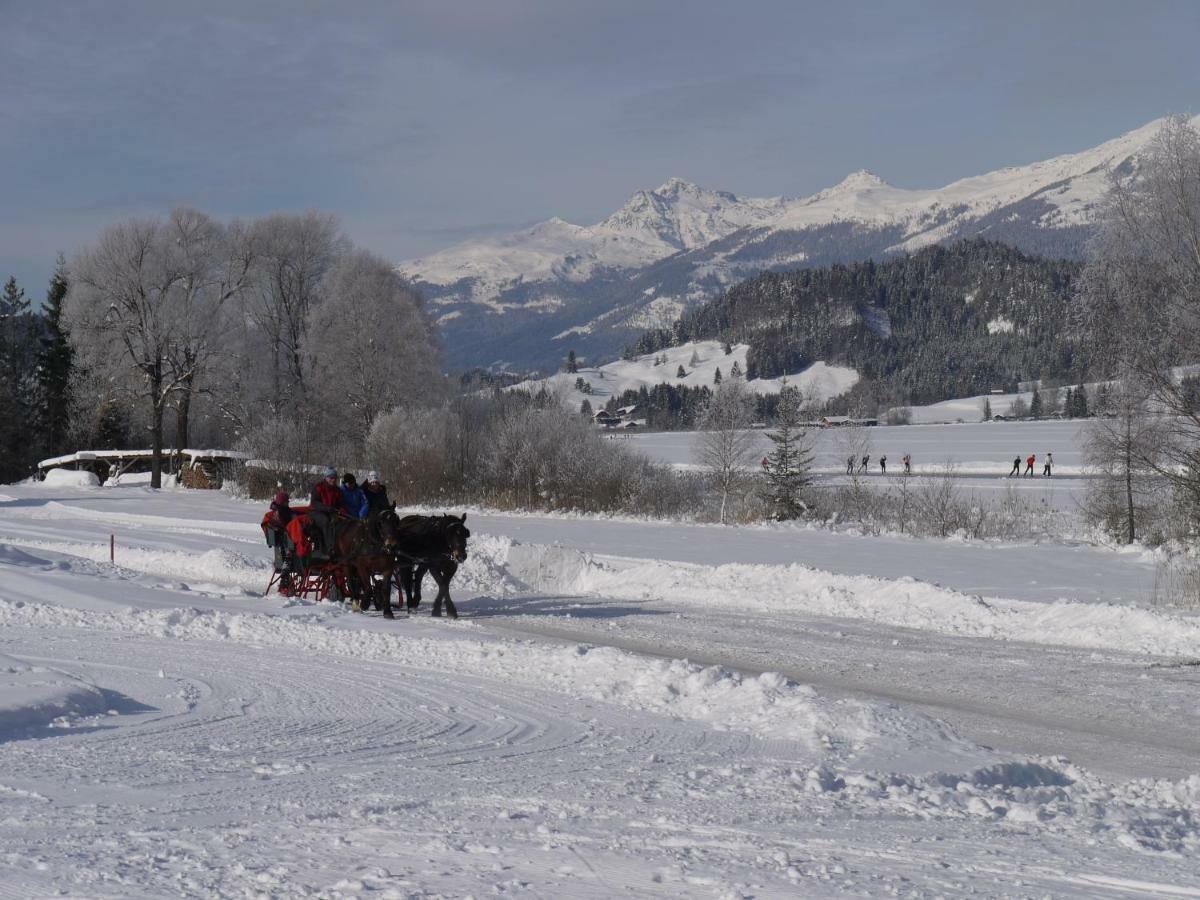 Pension Haus Edelweiss Hotel Weissensee Kültér fotó