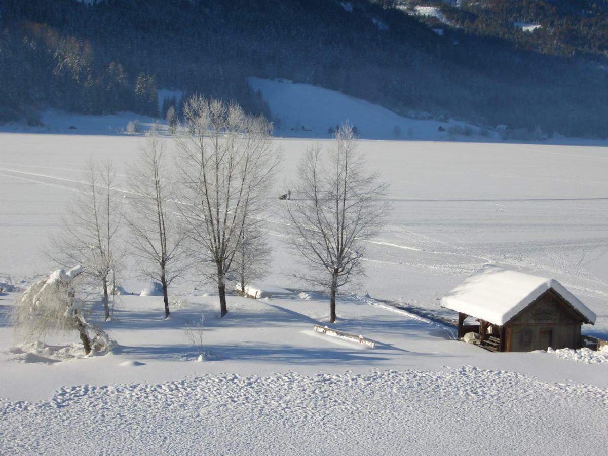 Pension Haus Edelweiss Hotel Weissensee Kültér fotó